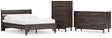EB3660 4-Piece Full Platform Bed with Dresser and Chest (Calverson Full Platform Bed, Calverson Full Panel Headboard, Calverson Dresser, Calverson Chest of Drawers)