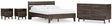 EB3660 5-Piece Full Platform Bed with Dresser and 2 Nightstands (Calverson Full Platform Bed, Calverson Full Panel Headboard, Calverson Dresser, Calverson Nightstand, Calverson Nightstand)