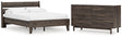 EB3660 3-Piece Full Platform Bed with Dresser (Calverson Full Platform Bed, Calverson Full Panel Headboard, Calverson Dresser)