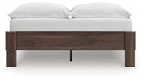 EB3660 2-Piece Full Platform Bed with Dresser (Calverson Full Platform Bed, Calverson Dresser)