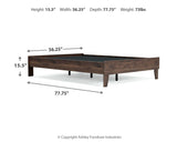 EB3660 3-Piece Platform Bed, Dresser and Chest
