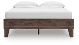 EB3660 2-Piece Full Platform Bed with Dresser (Calverson Full Platform Bed, Calverson Dresser)