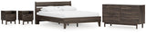 EB3660 5-Piece Queen Platform Bed with Dresser and 2 Nightstands (Calverson Queen Platform Bed, Calverson Queen Panel Headboard, Calverson Dresser, Calverson Nightstand, Calverson Nightstand)