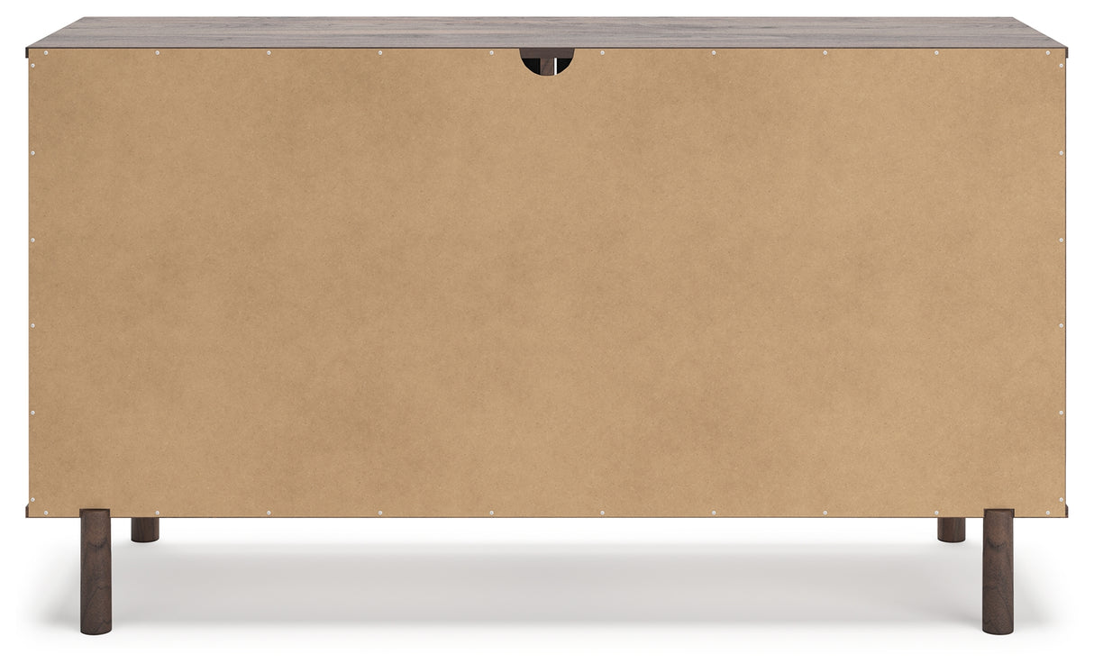 EB3660 4-Piece Full Platform Bed with Dresser and Chest (Calverson Full Platform Bed, Calverson Full Panel Headboard, Calverson Dresser, Calverson Chest of Drawers)