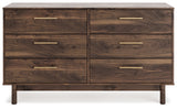 EB3660 4-Piece Full Platform Bed with Dresser and Chest (Calverson Full Platform Bed, Calverson Full Panel Headboard, Calverson Dresser, Calverson Chest of Drawers)
