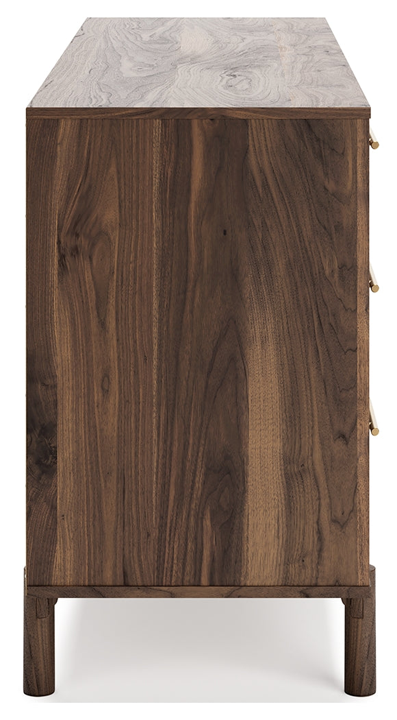 EB3660 4-Piece Full Platform Bed with Dresser and Chest (Calverson Full Platform Bed, Calverson Full Panel Headboard, Calverson Dresser, Calverson Chest of Drawers)