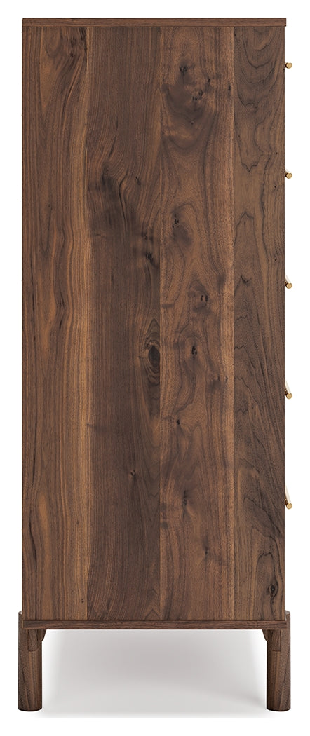 EB3660 4-Piece Full Platform Bed with Dresser and Chest (Calverson Full Platform Bed, Calverson Full Panel Headboard, Calverson Dresser, Calverson Chest of Drawers)