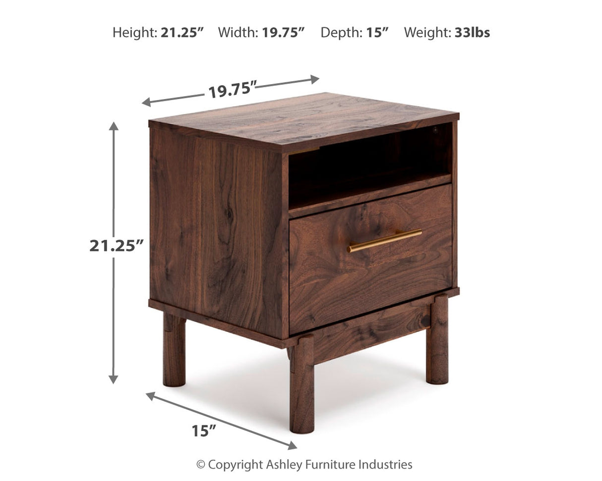 Calverson Queen Panel Platform Bed with Dresser and Nightstand