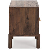 EB3660 3-Piece Queen Platform Bed with 2 Nightstands (Calverson Queen Platform Bed, Calverson Nightstand, Calverson Nightstand)