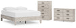 Shawburn 3-Piece Queen Platform Bed with Dresser and Chest (Queen Platform Bed, Dresser, Chest of Drawers)