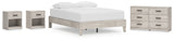 Shawburn 4-Piece Queen Platform Bed with Dresser and 2 Nightstands (Queen Platform Bed, Dresser, Nightstand, Nightstand)