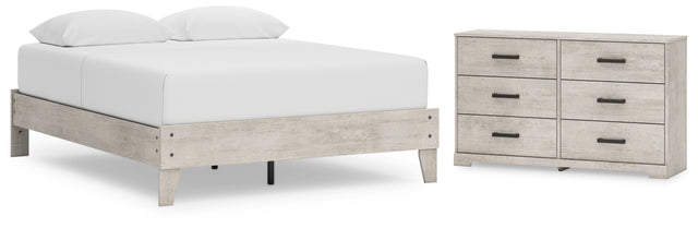 Shawburn 2-Piece Queen Platform Bed with Dresser (Queen Platform Bed, Dresser)