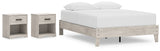 Shawburn 3-Piece Queen Platform Bed with 2 Nightstands (Queen Platform Bed, Nightstand, Nightstand)