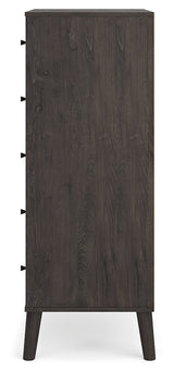 Piperton Chest of Drawers (Variation Color: Two-tone Brown/Charcoal)