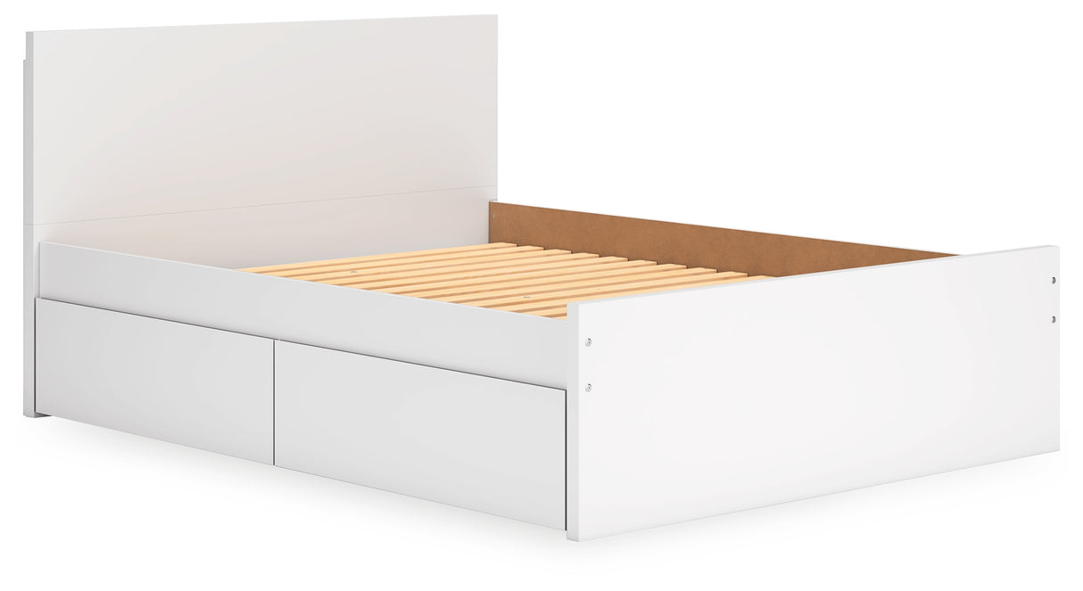 Onita Queen Panel Platform Bed with 1 Side Storage (Variation Bed Size: Queen)