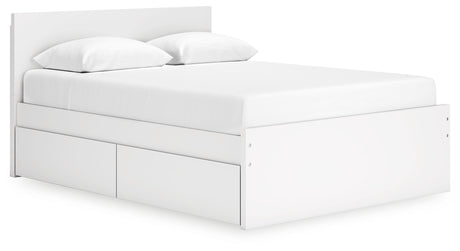 Onita Queen Panel Platform Bed with 1 Side Storage (Variation Bed Size: Queen)