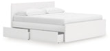 Onita King Panel Platform Bed with Storage (Bed Size: King)