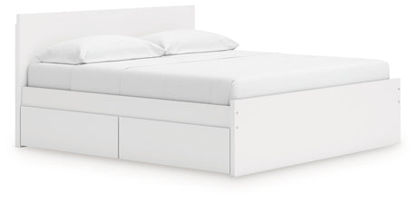 Onita King Panel Platform Bed with Storage (Bed Size: King)