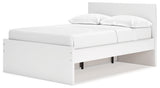 Onita Full Panel Platform Bed with 1 Side Storage (Variation Bed Size: Full)