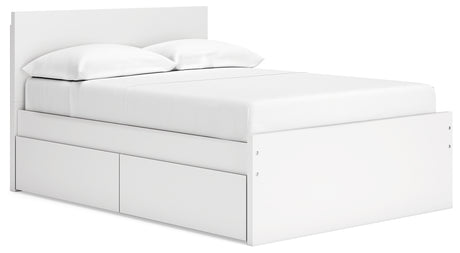 Onita Full Panel Platform Bed with 1 Side Storage (Variation Bed Size: Full)