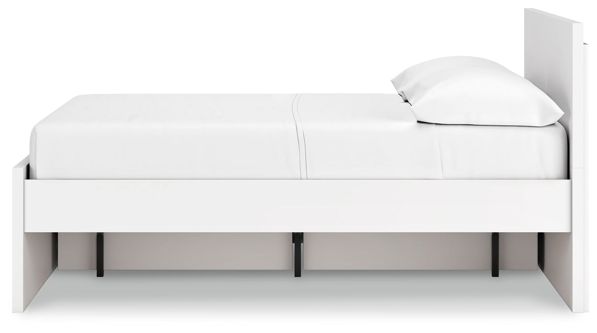 Onita Full Panel Platform Bed with 1 Side Storage (Variation Bed Size: Full)