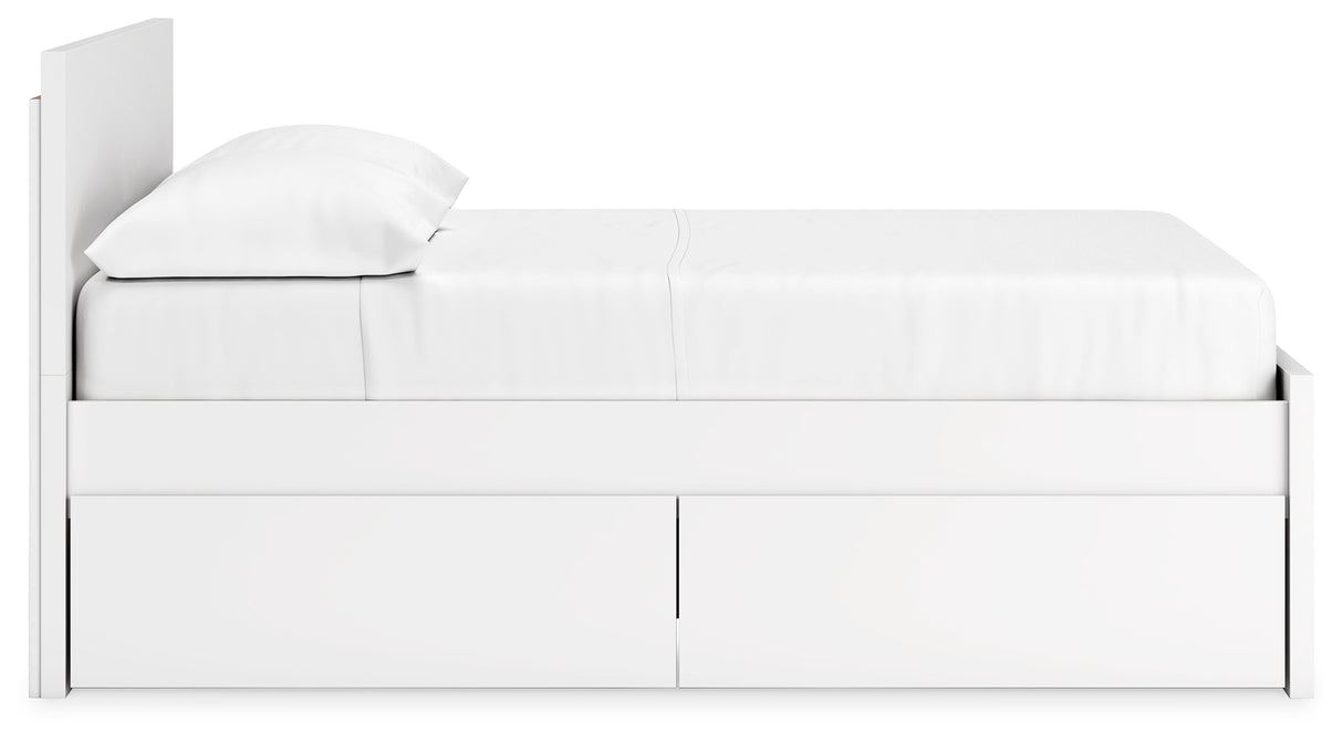 Onita Full Panel Platform Bed with 1 Side Storage (Variation Bed Size: Full)