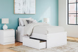 Onita Twin Platform Bed with 1 Side Storage (Bed Size: Twin)