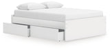 Onita Queen Platform Bed with 1 Side Storage