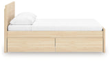 Onita Full Panel Platform Bed with 2 Side Storage