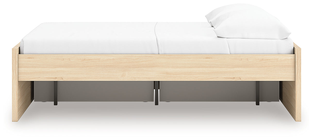 Onita Full Platform Bed with 1 Side Storage