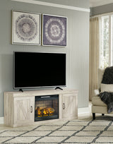 Bellaby 4-Piece Entertainment Center with Electric Fireplace (Configuration: 4-Piece (Bellaby Pier, Bellaby Pier, Bellaby Bridge, Bellaby 60" TV Stand, Entertainment Accessories Electric Infrared Fireplace Insert))