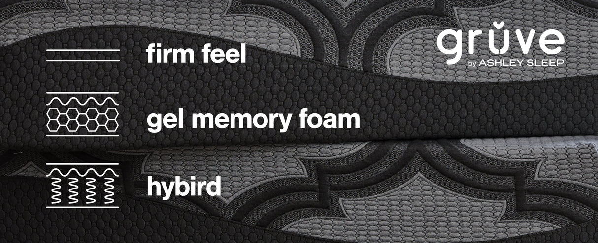 12 Inch Ashley Hybrid King Mattress (Bed Size: King)