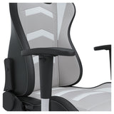 Lynxtyn Home Office Desk Chair (Color: White/Gray)