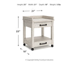 Carynhurst Home Office Desk, Bookcase and Printer Stand