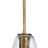 Collbrook Pendant Light (Color: Clear/Brass)