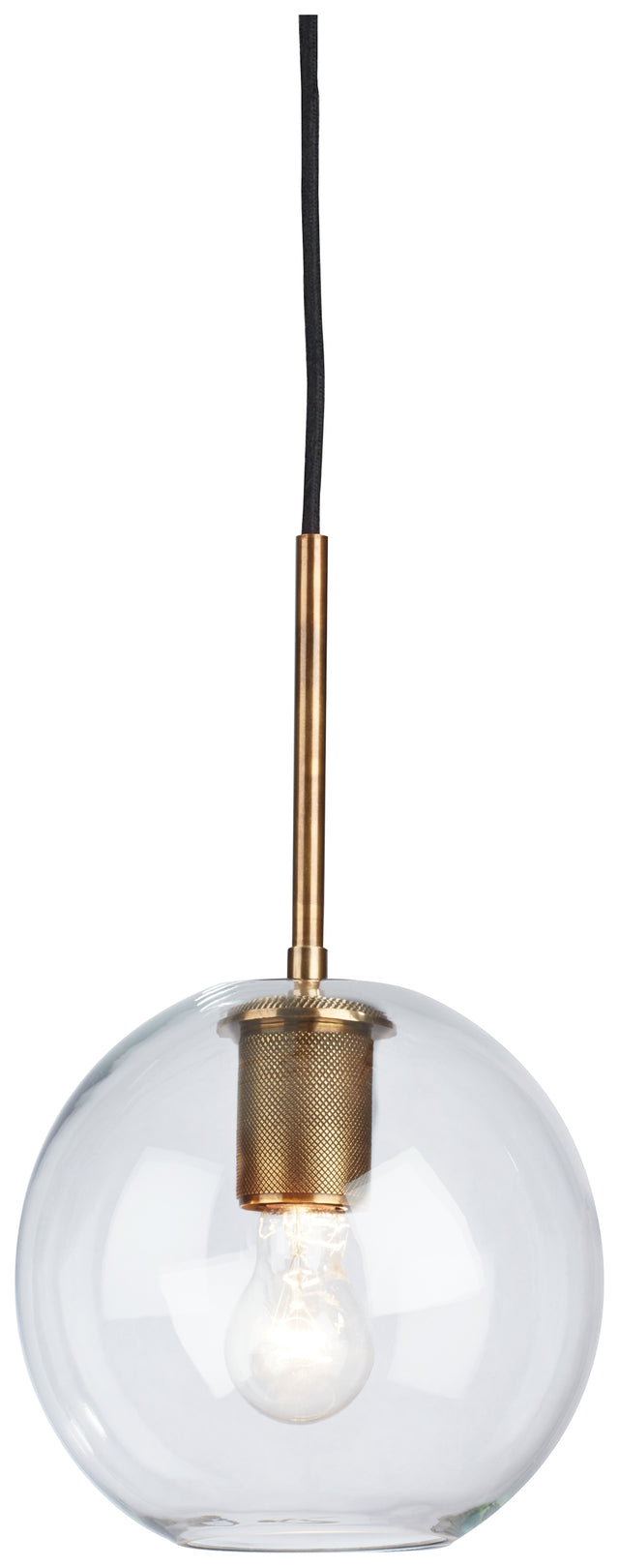 Cordunn Pendant Light (Color: Clear/Brass)