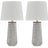 Chaston Table Lamp (Set of 2) (Color: Antique White)