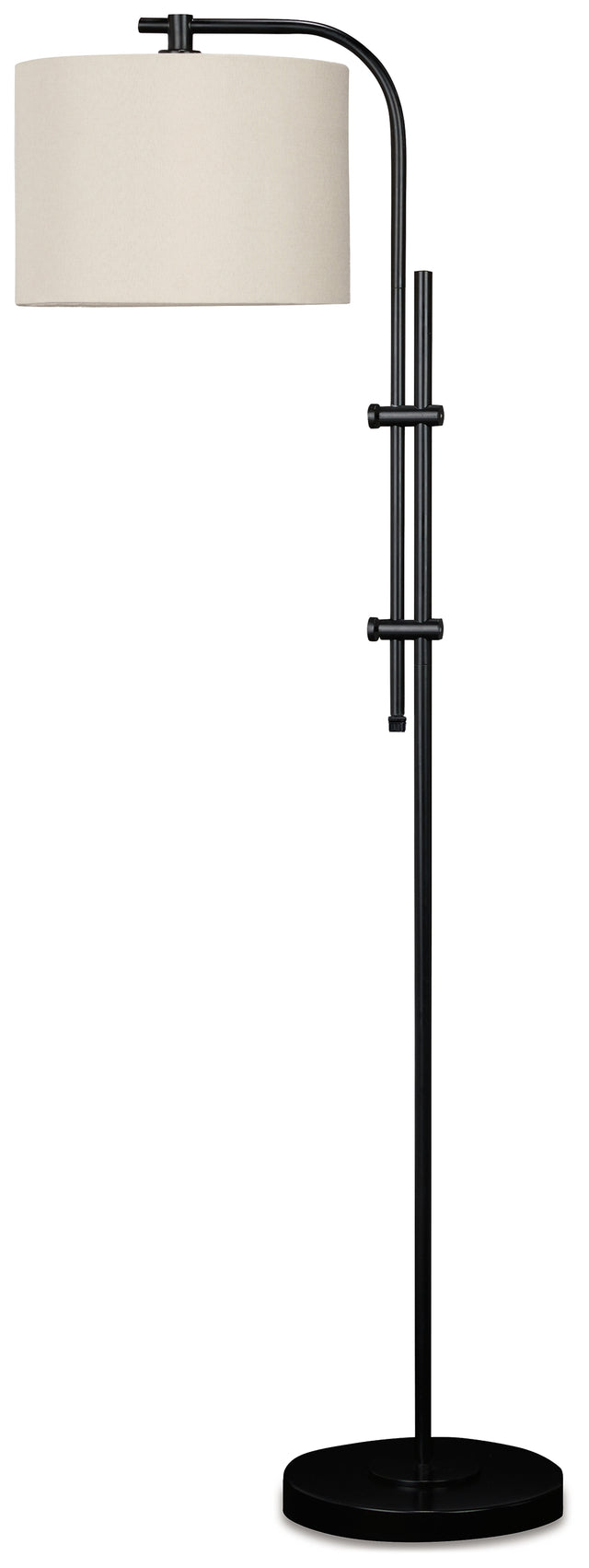 Baronvale Floor Lamp (Color: Black)