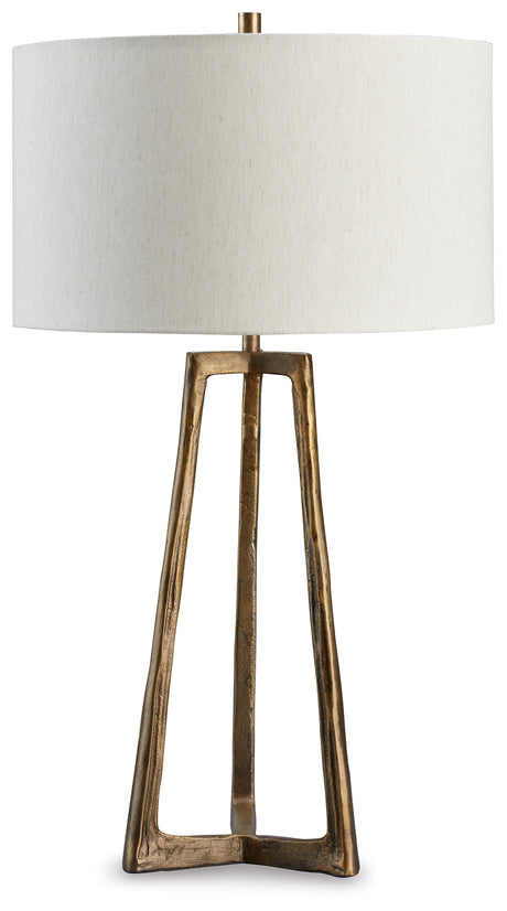 Ryandale Table Lamp (Variation Color: Antique Brass Finish)