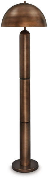 Wendfield Floor Lamp (Color: Antique Copper Finish)