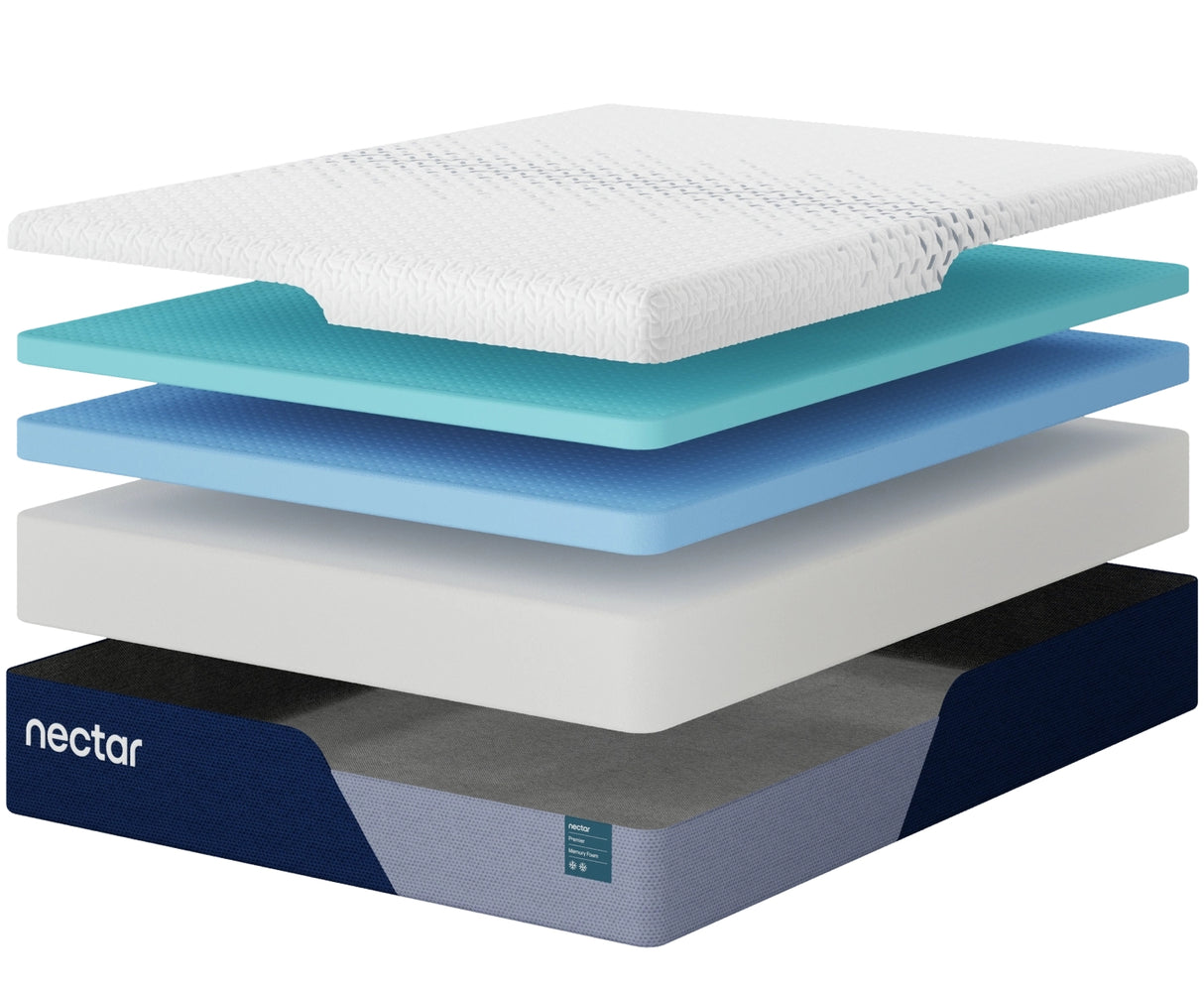 Nectar Premier Memory Foam 5.1 Twin Mattress