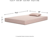 iKidz Coral Twin Mattress and Pillow (Bed Size: Twin)