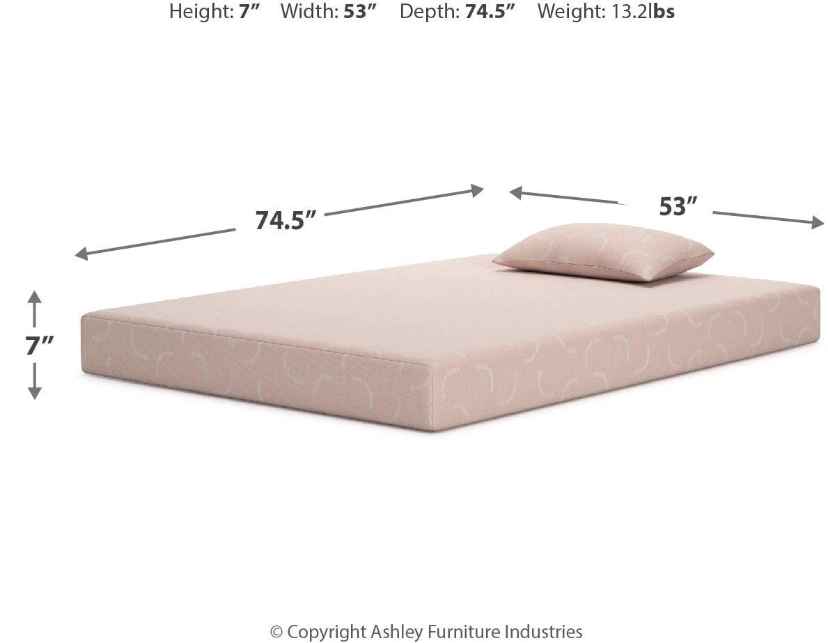 iKidz Coral Full Mattress and Pillow (Variation Bed Size: Full)