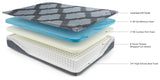 12 Inch Ashley Hybrid King Mattress (Bed Size: King)