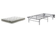 8 Inch Chime Innerspring 2-Piece Mattress with Foundation (Twin Mattress in a Box, Better than a Boxspring Twin Foundation)
