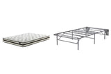 8 Inch Chime Innerspring 2-Piece Mattress with Foundation (Twin Mattress in a Box, Better than a Boxspring Twin Foundation)