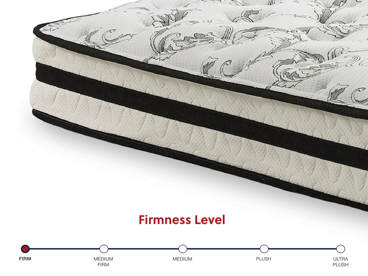 8 Inch Chime Innerspring Twin Mattress in a Box (Bed Size: King)