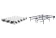 8 Inch Chime Innerspring 2-Piece Mattress with Foundation (Queen Mattress in a Box, Better than a Boxspring Queen Foundation)