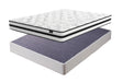 8 Inch Chime Innerspring 2-Piece Mattress with Foundation (King Mattress in a Box, Foundation King Foundation)