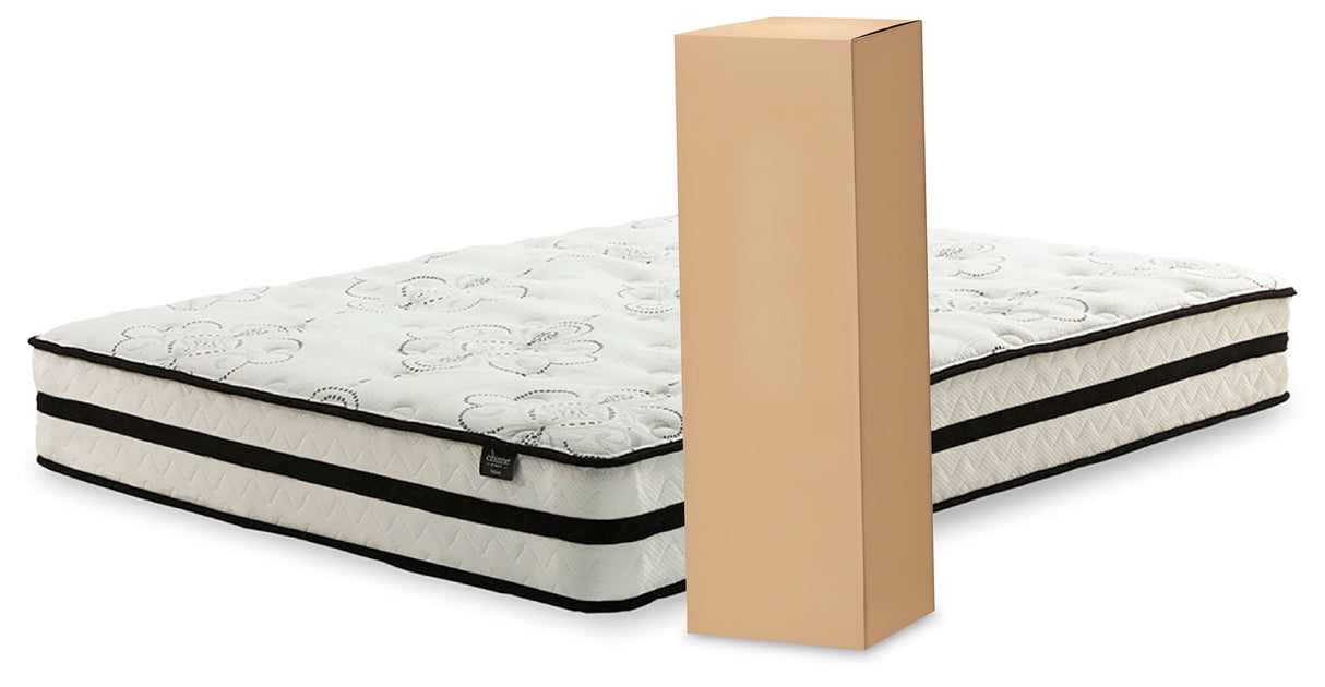 EB3660 2-Piece Full Platform Bed with Mattress (Calverson Full Platform Bed, Chime 10 Inch Hybrid Full Mattress in a Box)